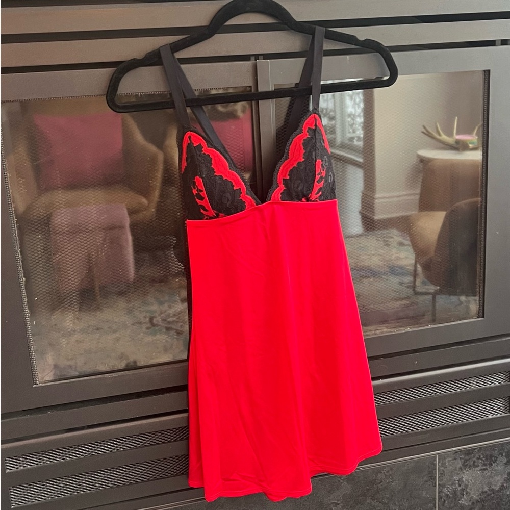 Victoria's Secret Red and Black nuisette